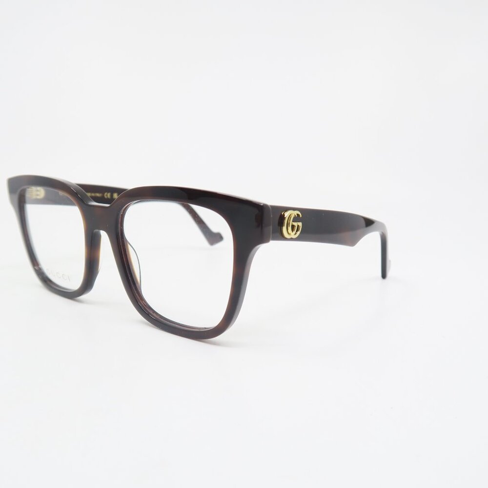 Gucci GG0958O 004752mm Havana (Brown) New Square Women's Eyeglasses Frames. - Picture 6 of 8